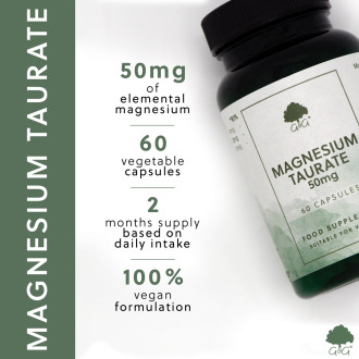 G&G Vitamins - HOŘČÍK (Taurát) 50 mg - 60 kapslí