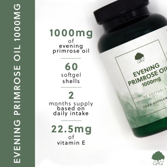 G&G Vitamins - Pupalkový olej 500 mg - 120 kapslí
