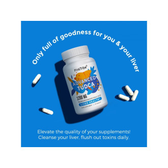 TUDCA (Tauroursodeoxycholová kyselina) 1200 mg-  Doplněk pro podporu jater - 60 kapslí