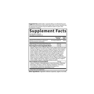 Garden of Life - Vitamin Code Raw D3, 2000 IU - 60 vcaps