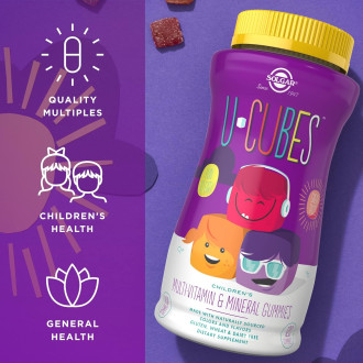 Solgar U-Cubes - dětský, vitamínoví gumídci 120ks
