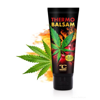 THERMOBALSAM - hřejivý konopný balzám s bylinami pro péči při svalové a kloubní únavě 200 ml