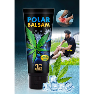 POLAR BALSAM - chladivý konopný balzám pro masáž pokožky při svalové únavě 200 ml