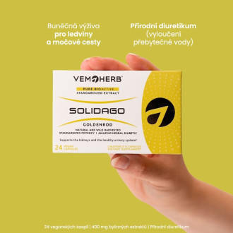 VemoHerb Solidago 24 kapslí (Zlatobýl obecný)
