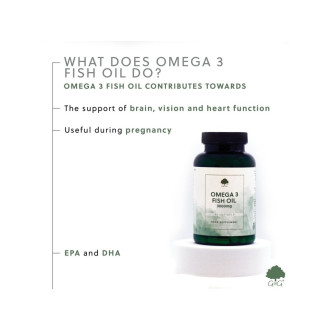 G&G Vitamins - Omega 3 Rybí olej 3000 mg – 90 tobolek