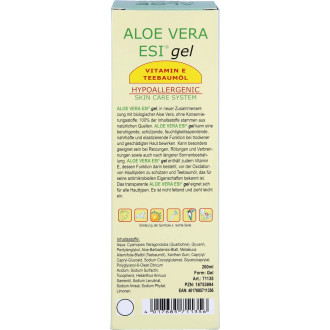 ESI - Aloe vera Gel s vitamínem E a tea tree - 200 ml