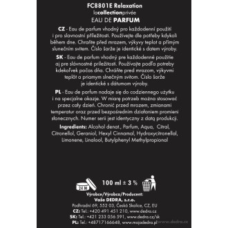 Parfémová voda (EDP) RELAXATION | 100 ml