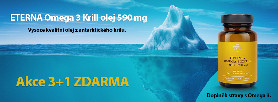 ETERNA Omega 3 Krill olej 590 mg 60 cps. - 001shop